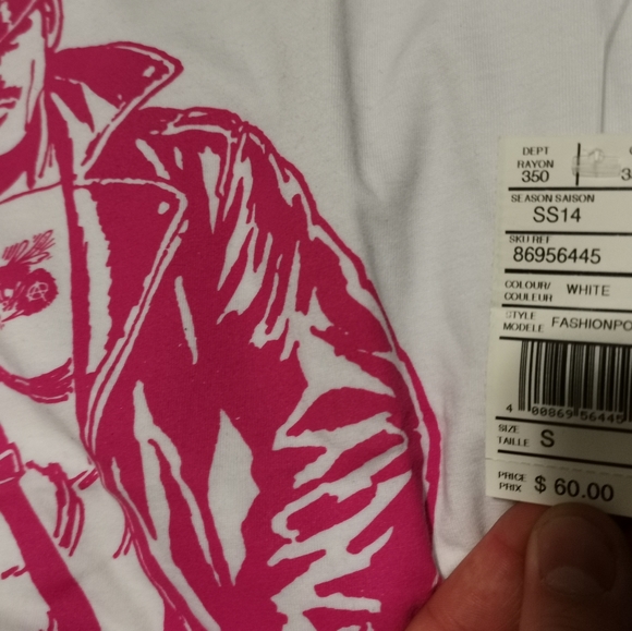 💎 Rare Christopher Lee Sauvé Fashion Police Tee - Picture 4 of 5